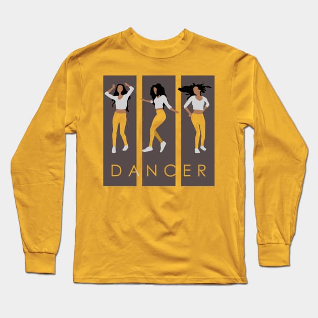 Dancer Long Sleeve T-Shirt by Kostikus